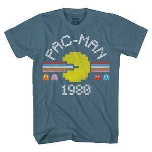 New! Pac-Man 1980 Retro Videogame T-Shirt Men's XLT Big & Tall